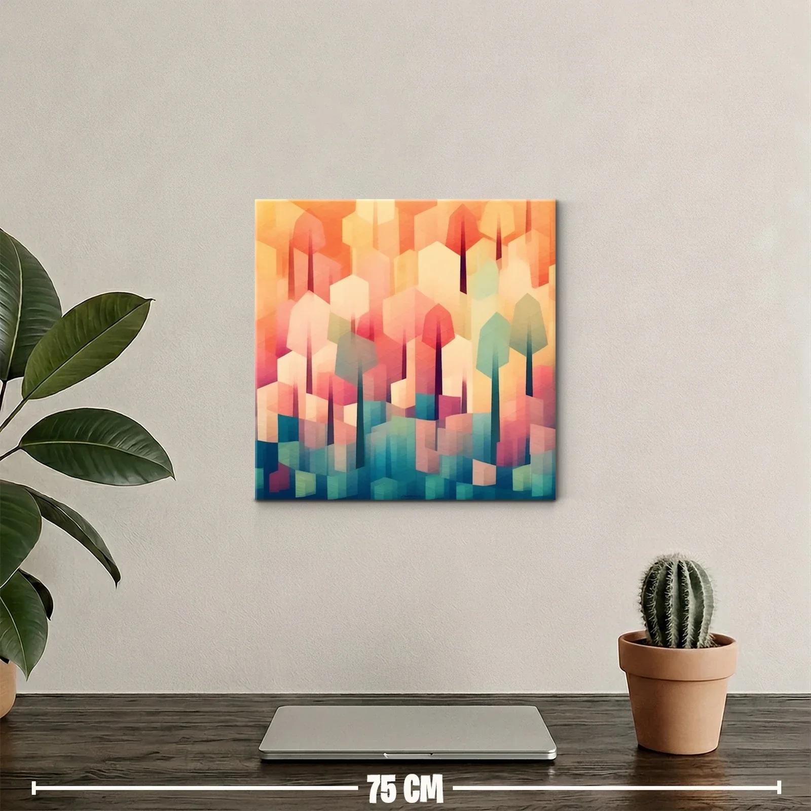 Abstracto juego de luces con formas geométricas vibrantes — miniatura 2