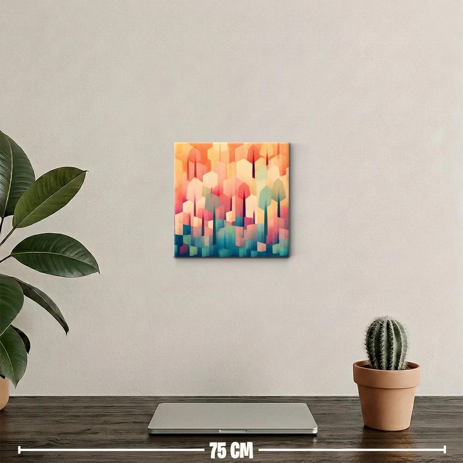 Abstracto juego de luces con formas geométricas vibrantes — miniatura 2