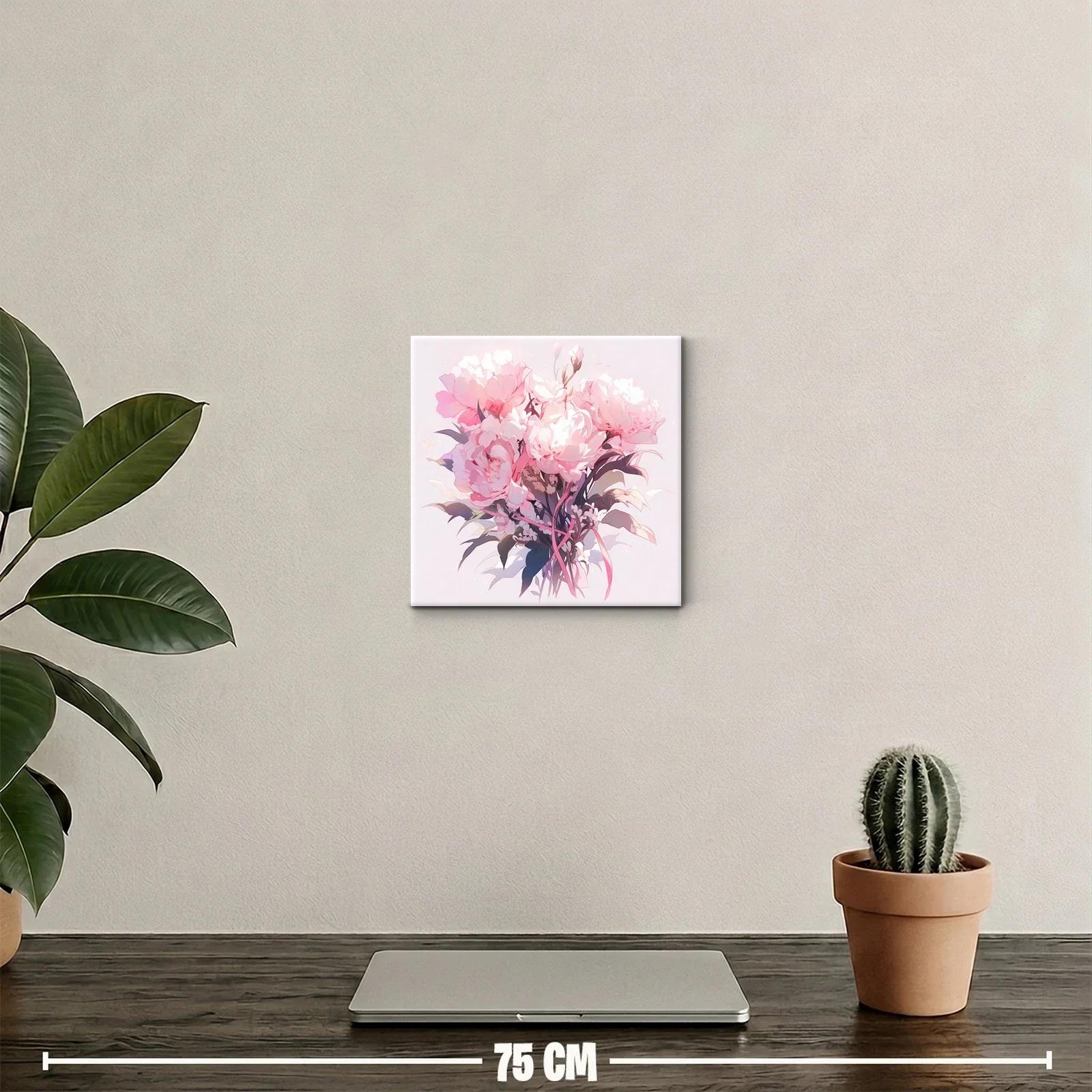 Elegancia floral con bouquet en tonos rosas suaves — miniatura 2