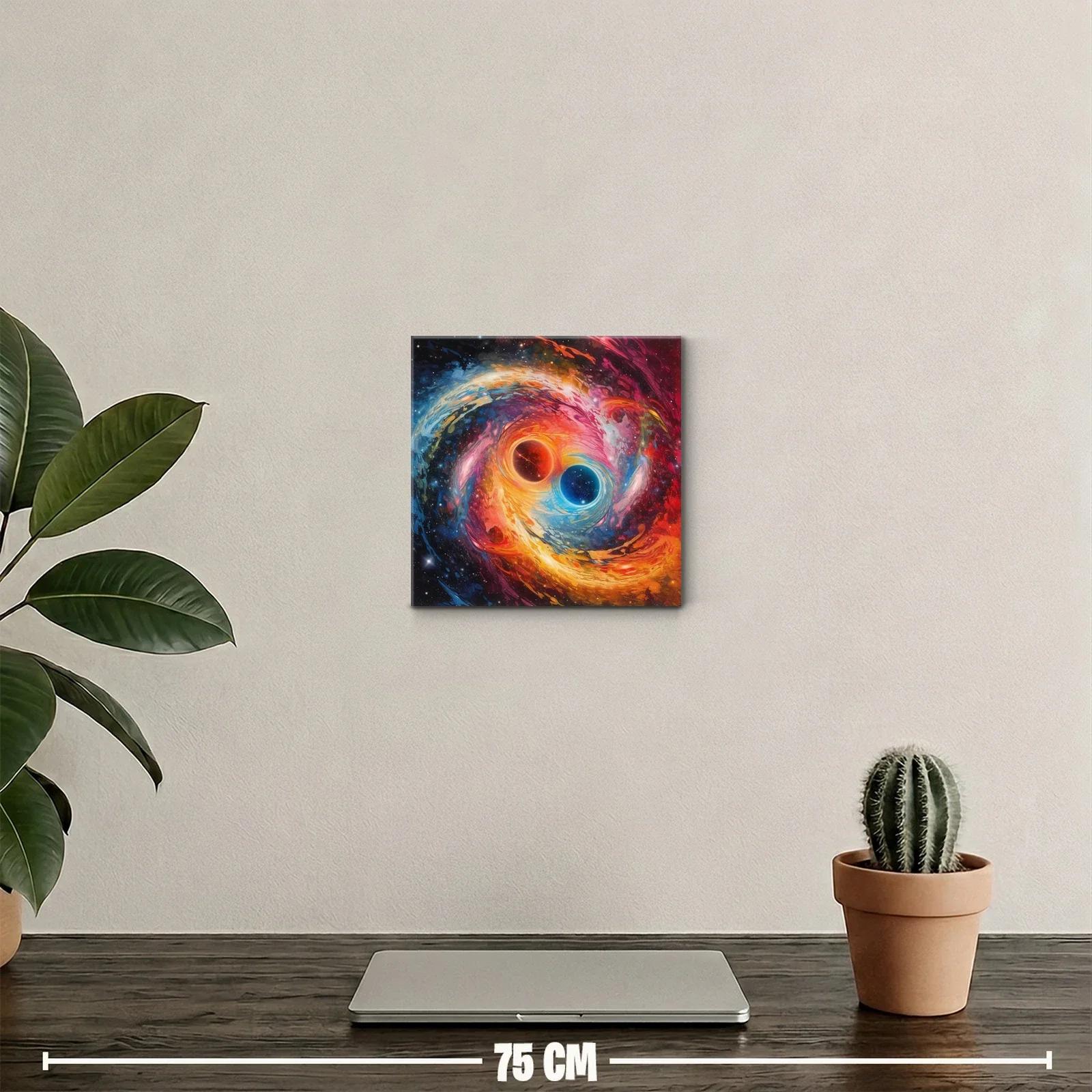 Encuentro cósmico de energías y colores vibrantes — miniatura 2