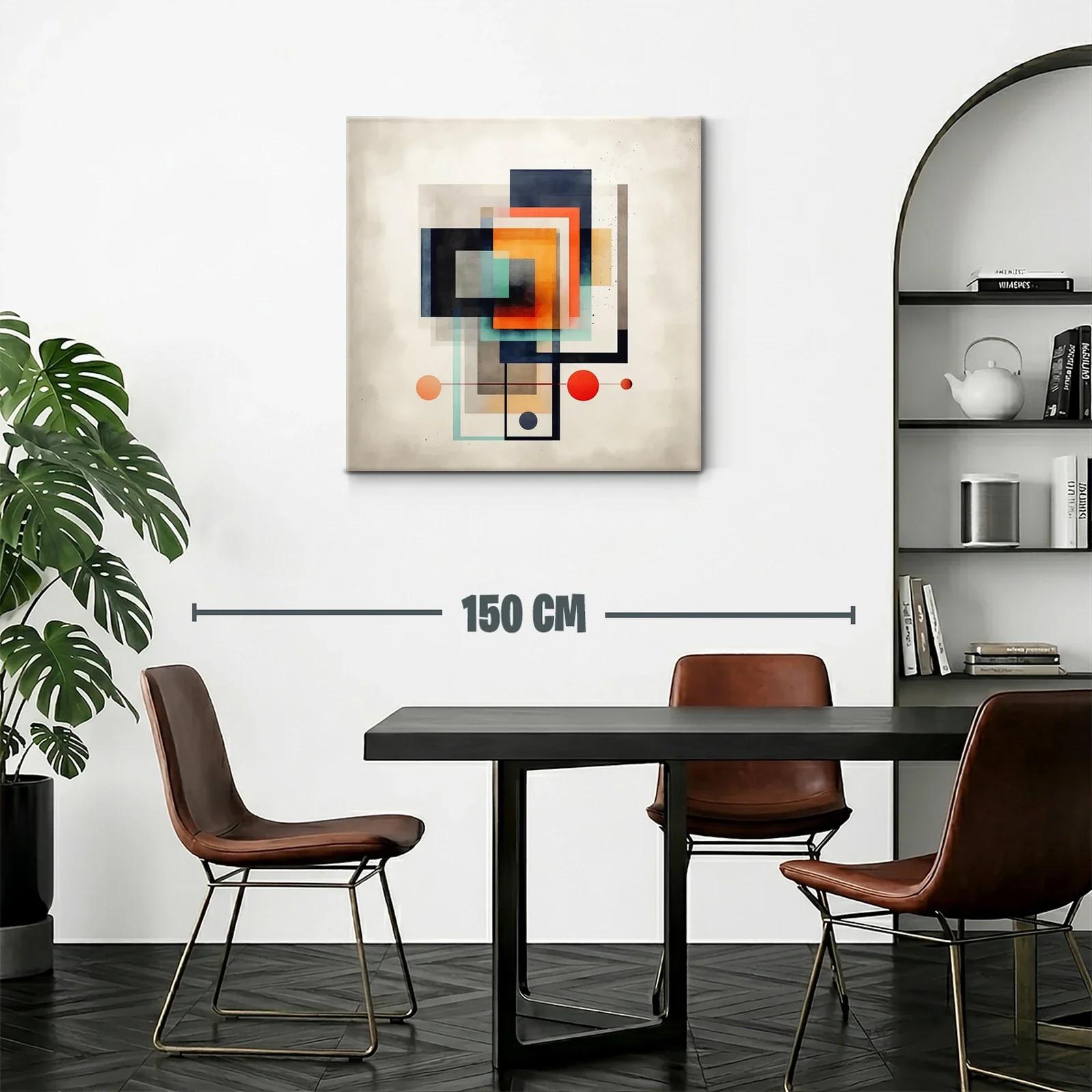 Composición abstracta con formas geométricas superpuestas — miniatura 2
