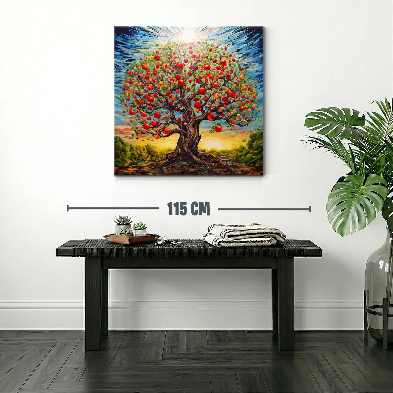 Árbol frutal vibrante bajo un cielo radiante — miniatura 2