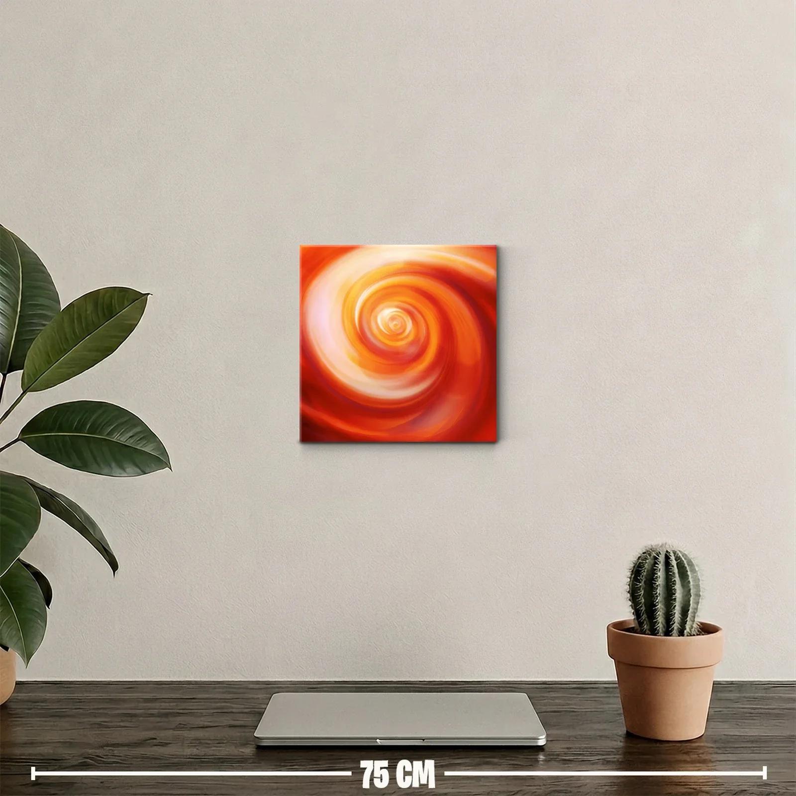 Espiral cálida en tonos anaranjados vibrantes — miniatura 2
