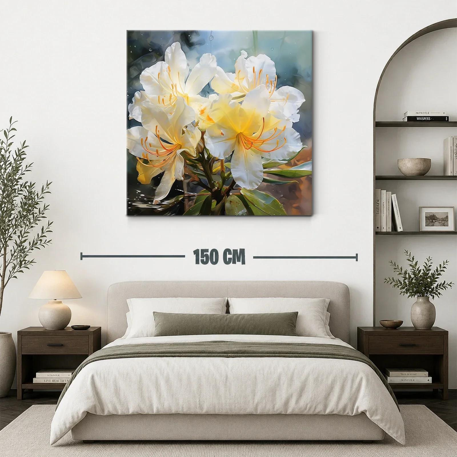 Elegancia natural en flores blancas y amarillas suaves — miniatura 3