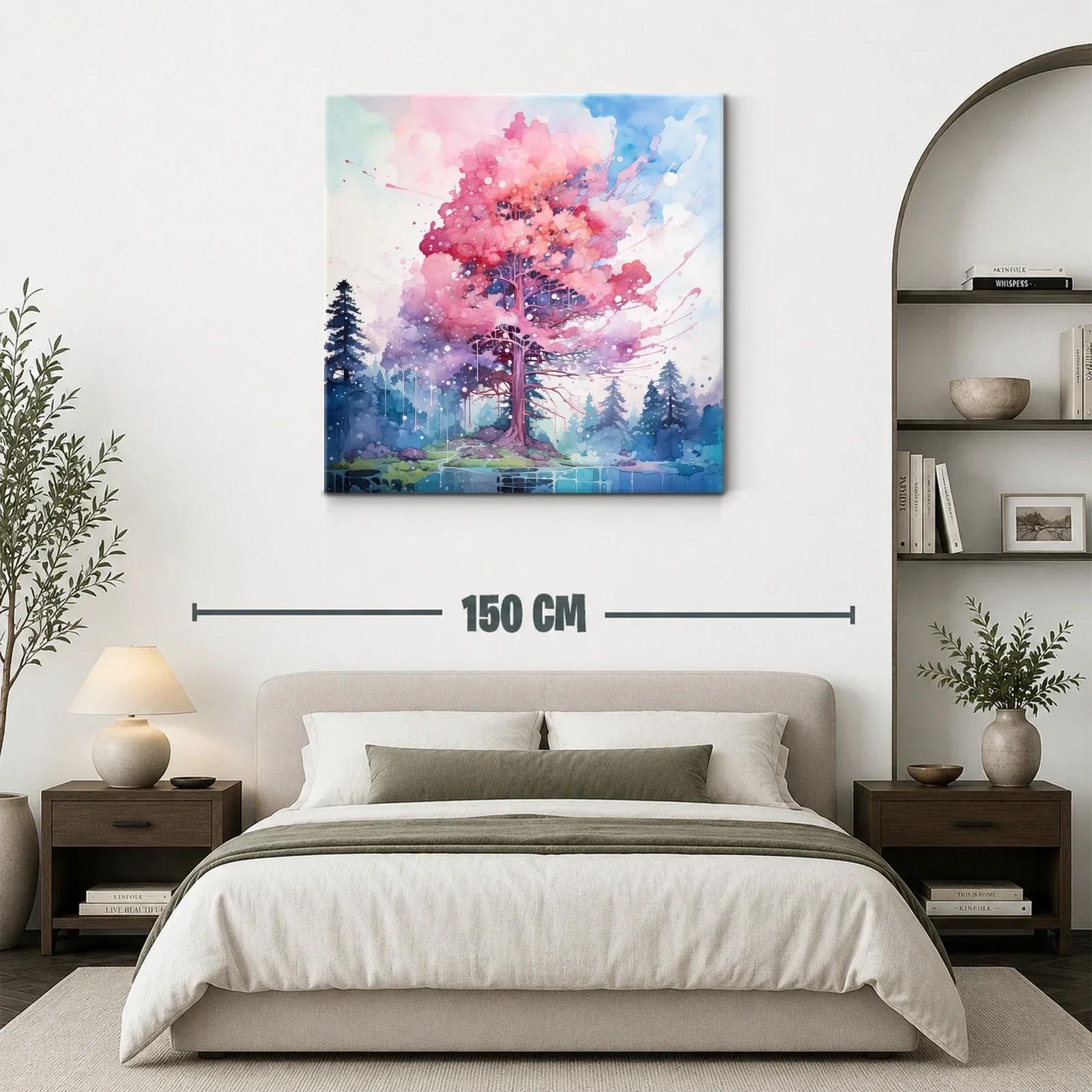 Árbol con follaje vibrante en paisaje sereno — miniatura 3