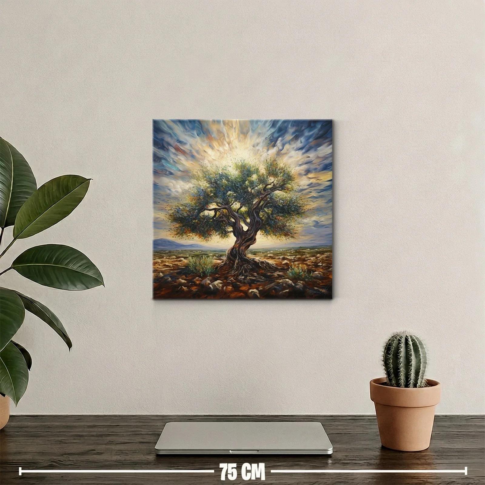 Árbol de vida con luz radiante en paisaje sereno — miniatura 2