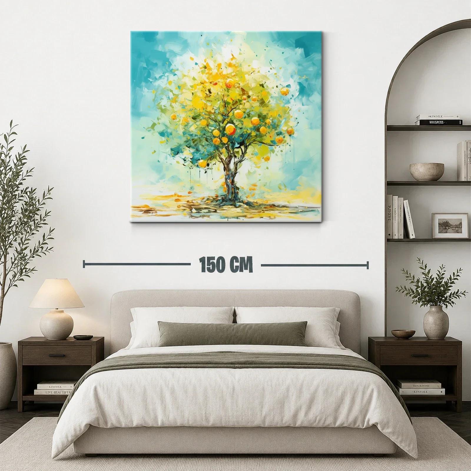Árbol de cítricos brillante con tonos vibrantes — miniatura 3