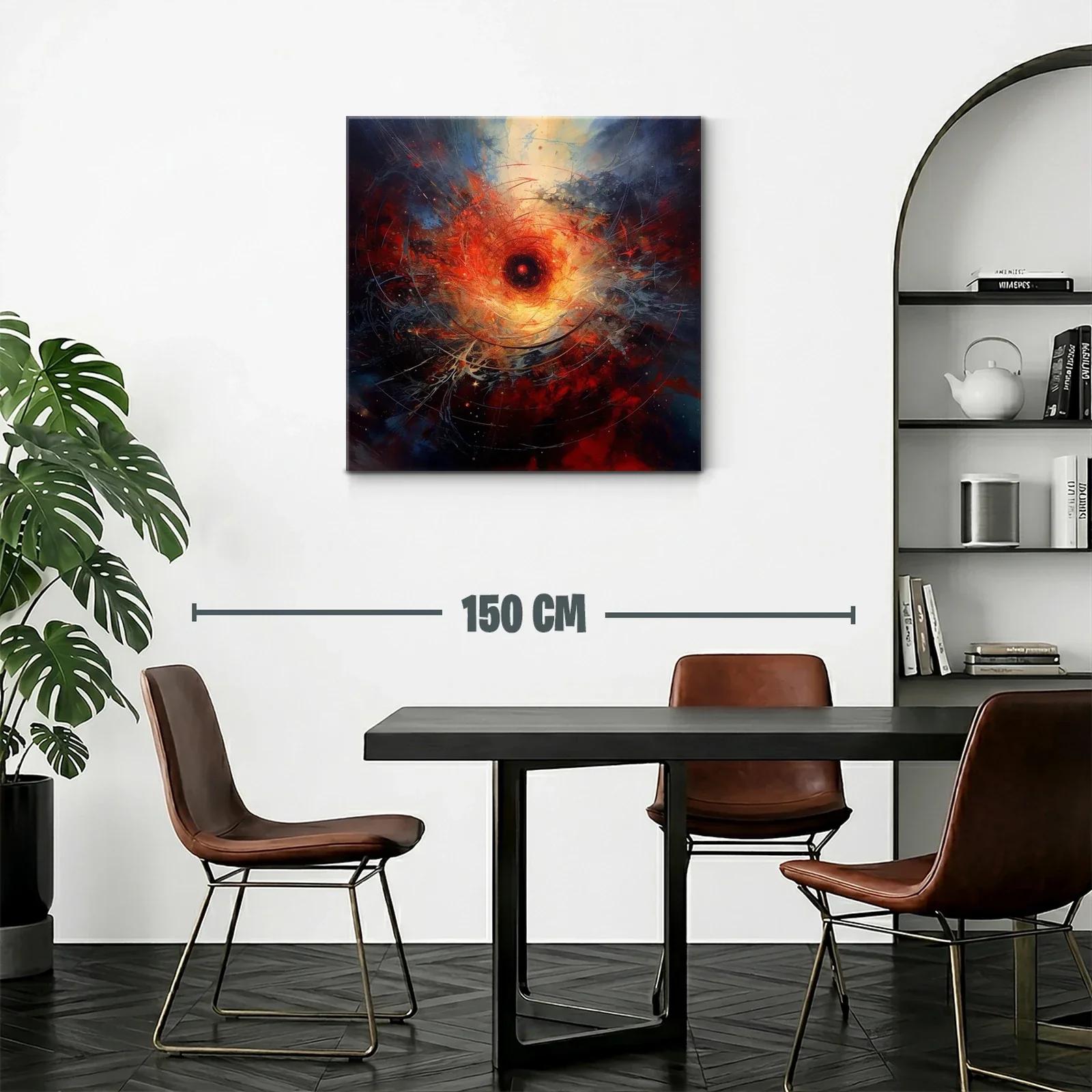 Explosión Cósmica con Tonos Intensos y Vibrantes — miniatura 2