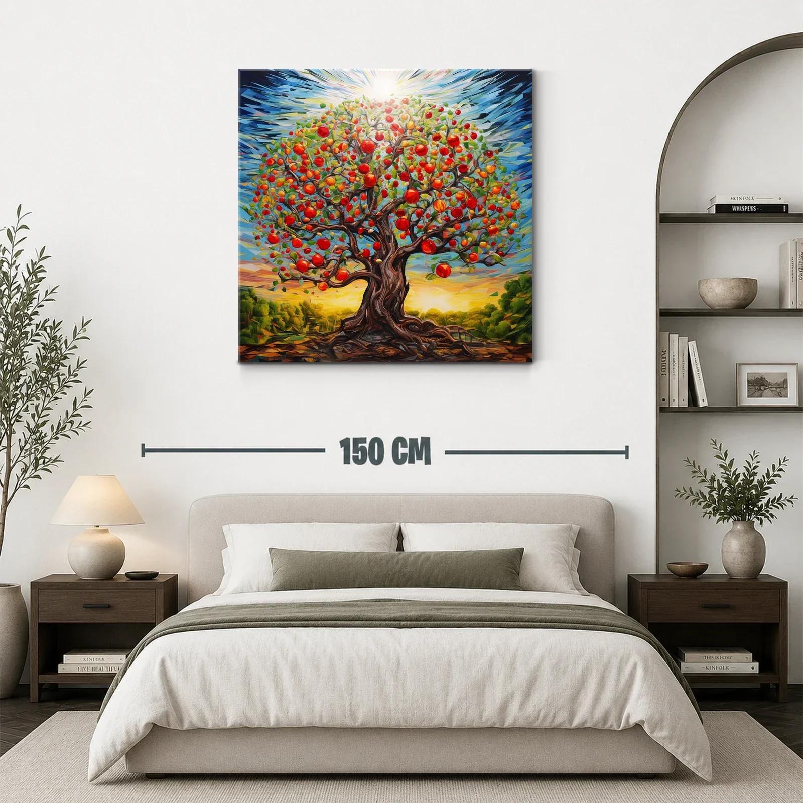 Árbol frutal vibrante bajo un cielo radiante — miniatura 3