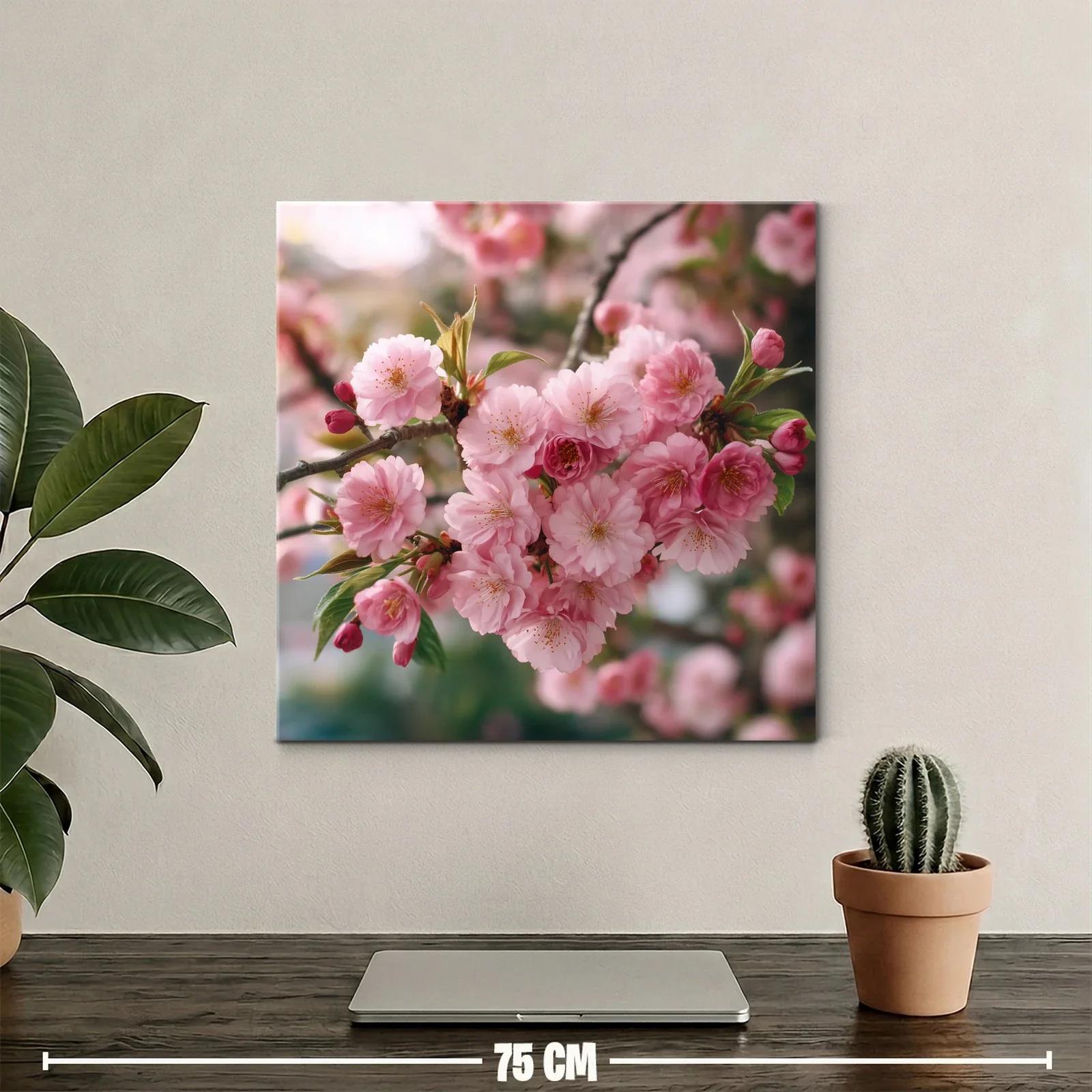 Ramo de flores rosas en plena primavera — miniatura 2