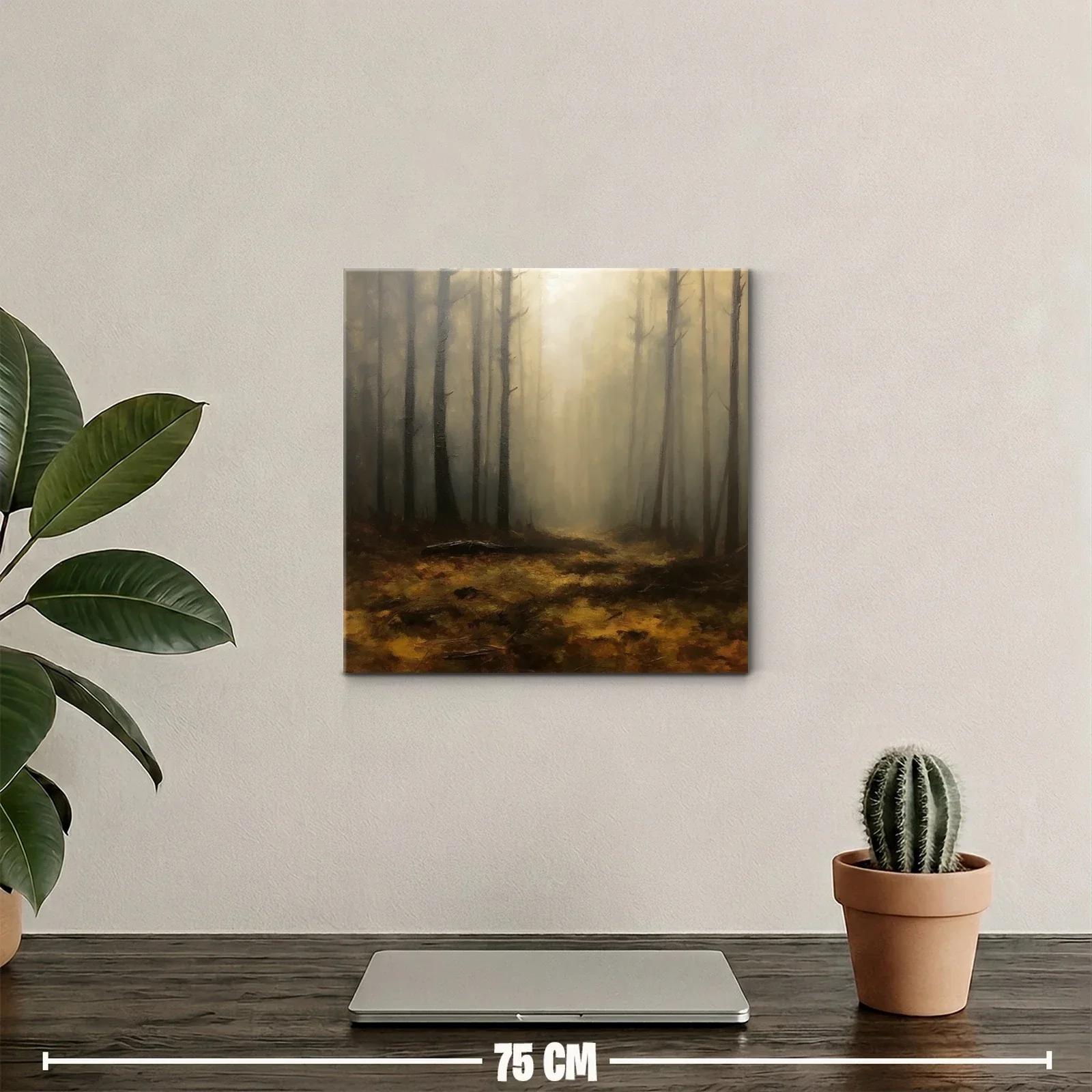 Bosque con luz tenue y atmósfera de misterio — miniatura 2