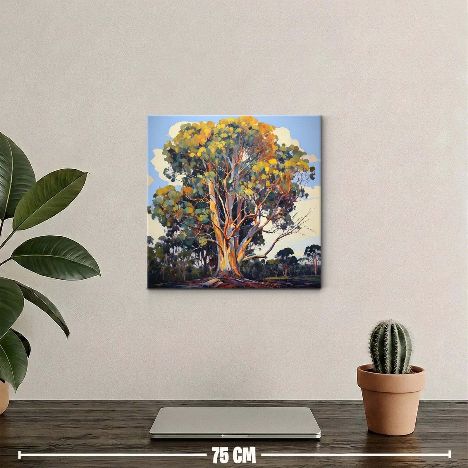 Árbol majestuoso con tonos cálidos y vibrantes — miniatura 2