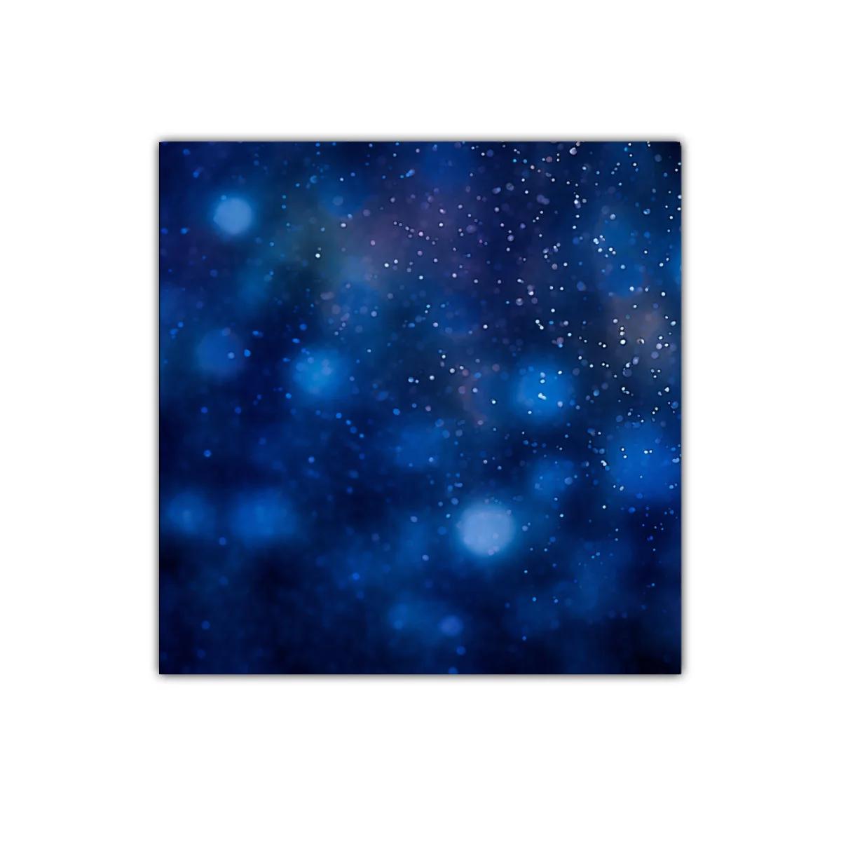 Abstracción cósmica en tonos azules brillantes — miniatura 1