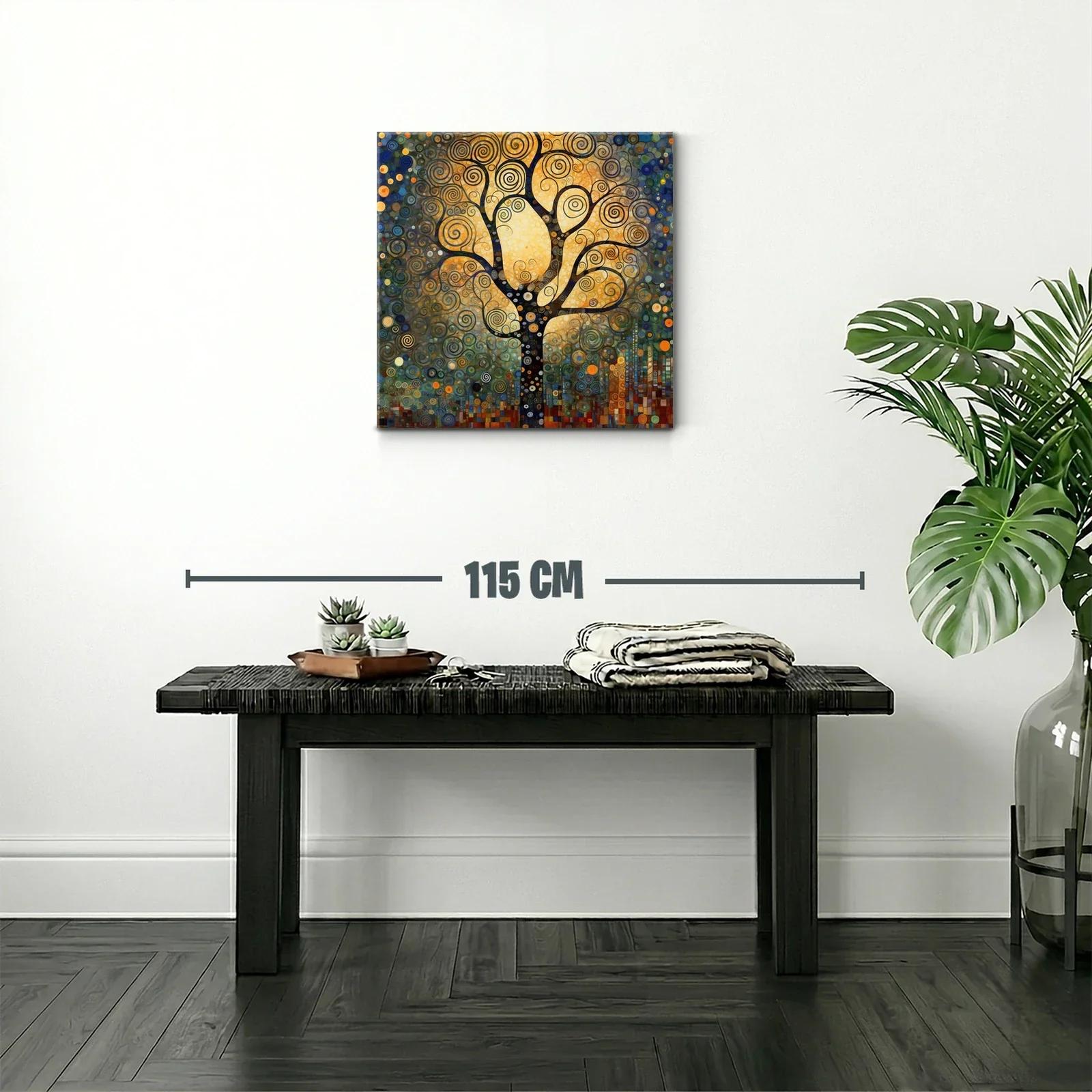 Árbol de espirales en tonos cálidos y vibrantes — miniatura 2
