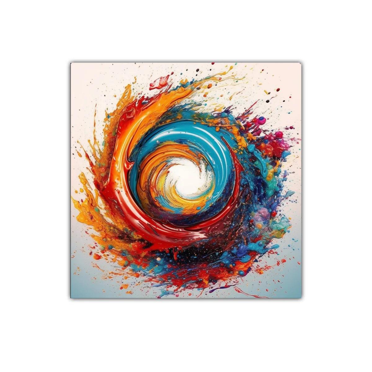 Cuadro Vibrante Espiral de Colores en Movimiento — miniatura 1