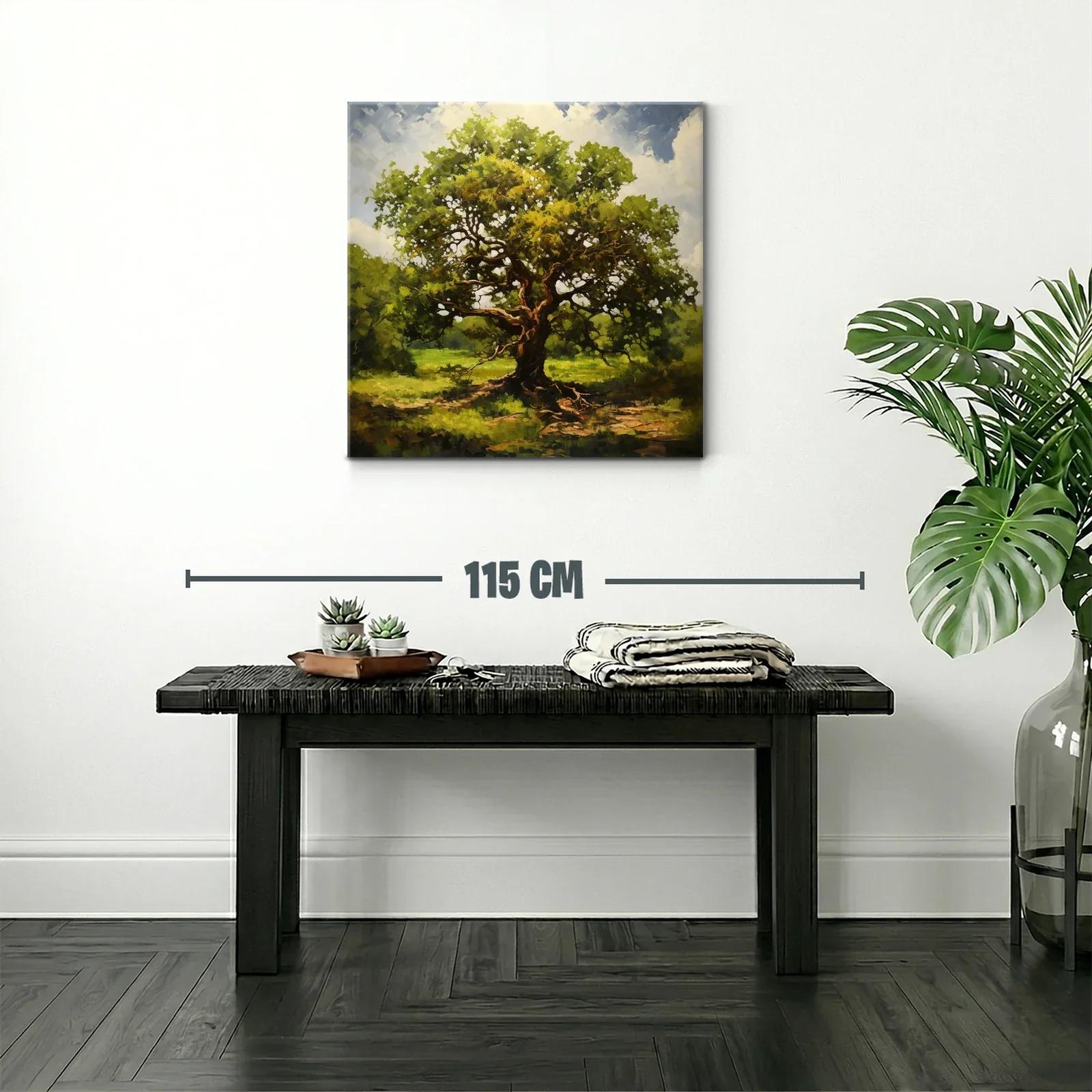 Árbol solitario con luz cálida en paisaje natural — miniatura 2
