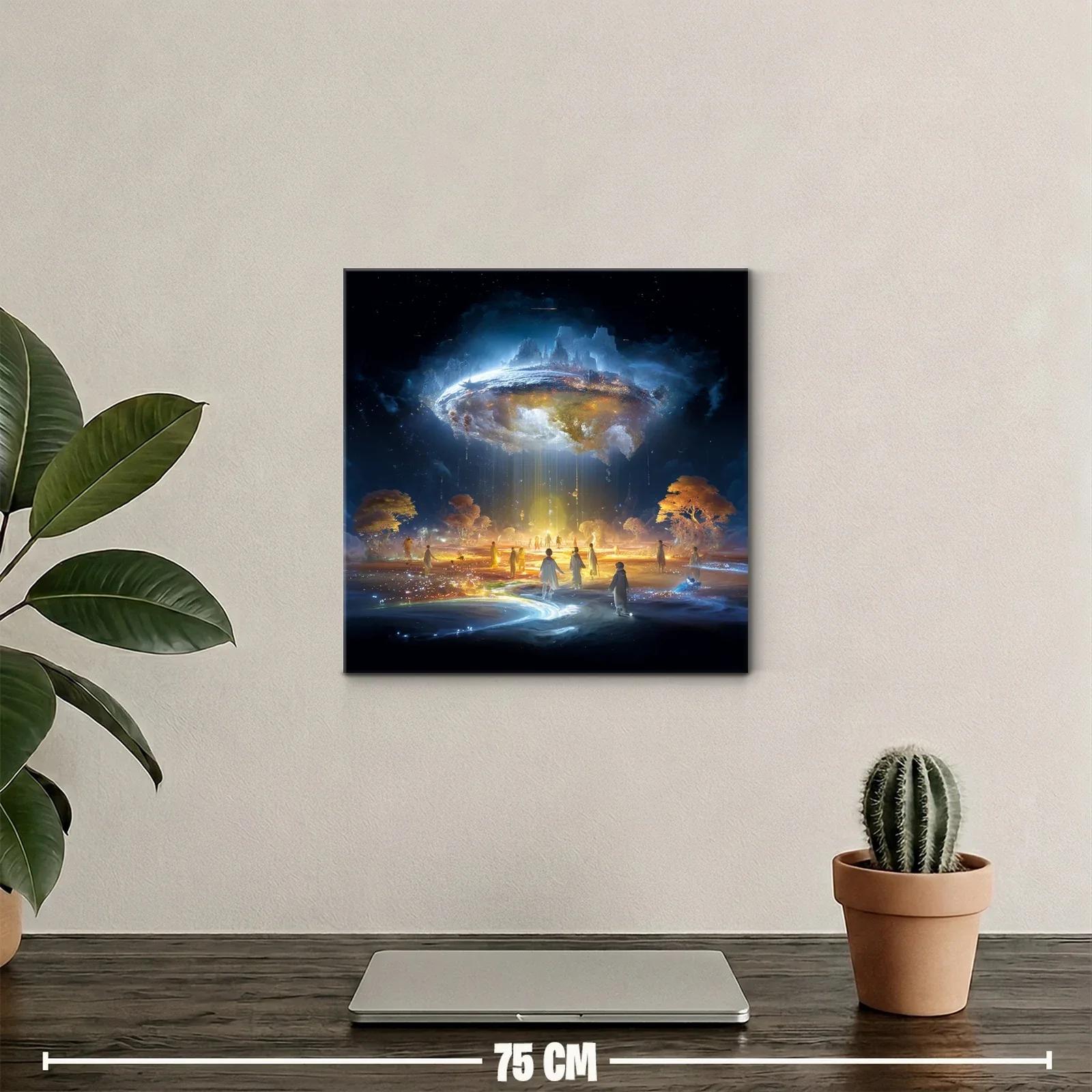 Paisaje Fantástico de Luz y Sombras Cósmicas — miniatura 2